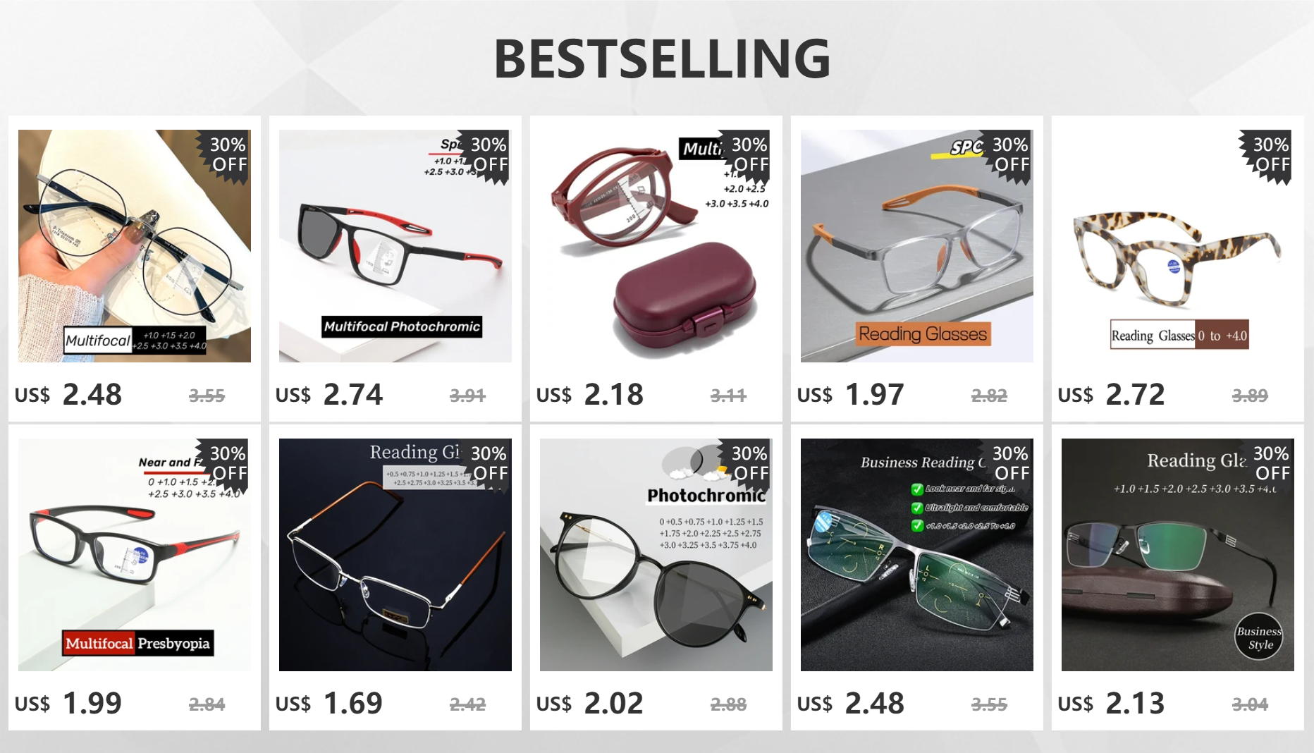 Mode Progressive Lesebrille Anti Blau Licht Multifokale Frauen Presbyopie Brillen +1,0 Bis +4,0 In Der Nähe Von Weit Sicht Brillen – Detail 1