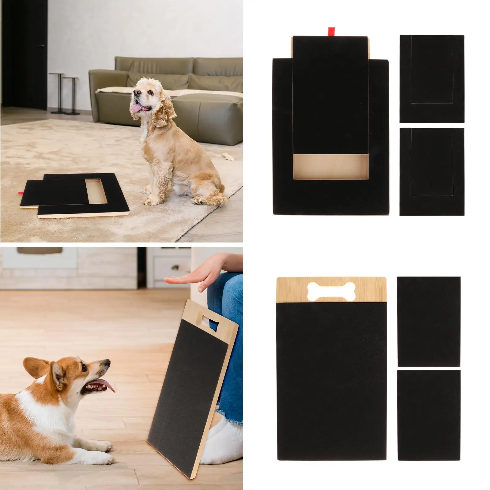 Dog Scratching Mat Dog Nail Scraper Toy Grinding Claws Wood Furniture Protection