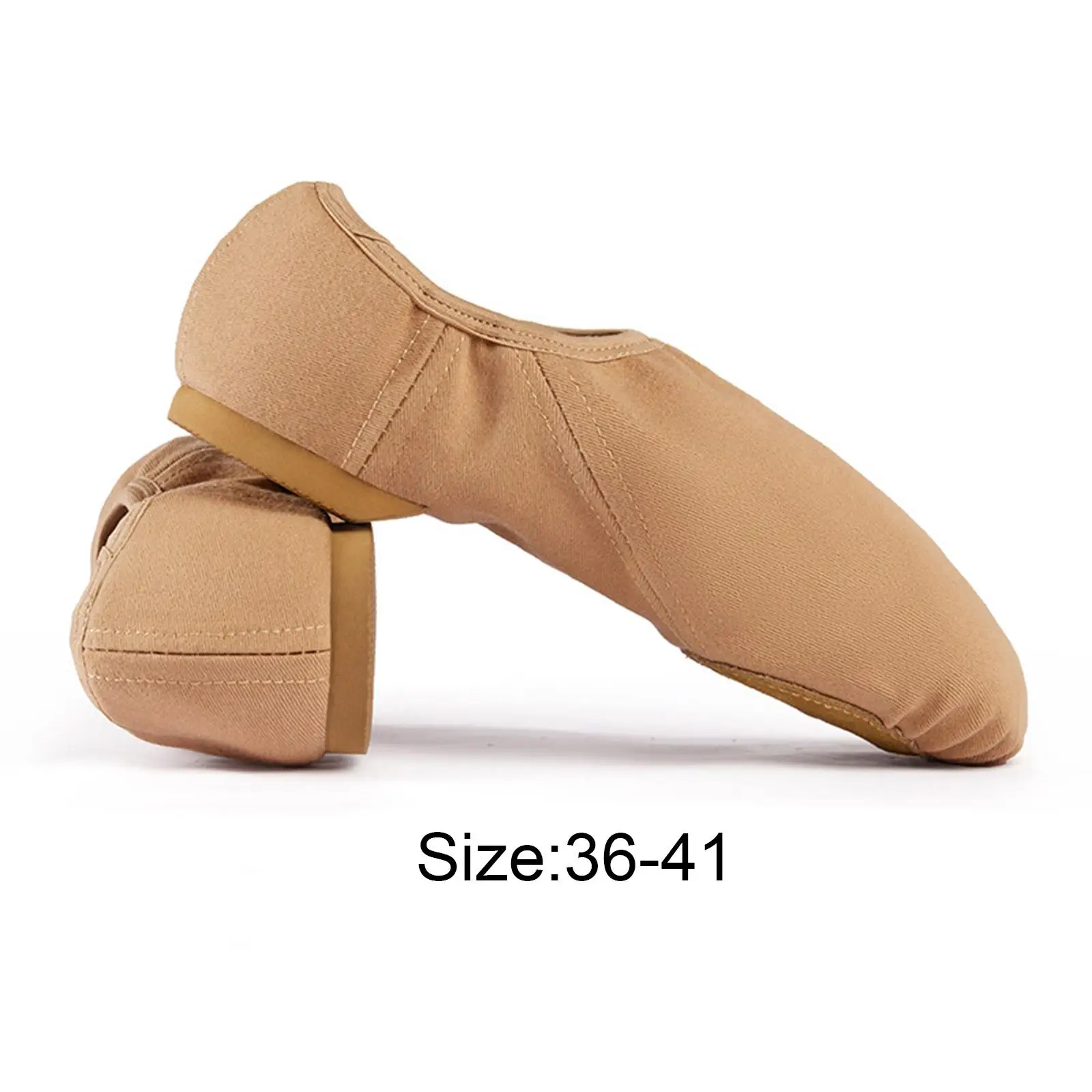 Ballet Shoes Jazz Shoes Comfortable Split Sole Flats Outfits Slip on Ballet Slippers for Adults Girls Women Performance Dancing