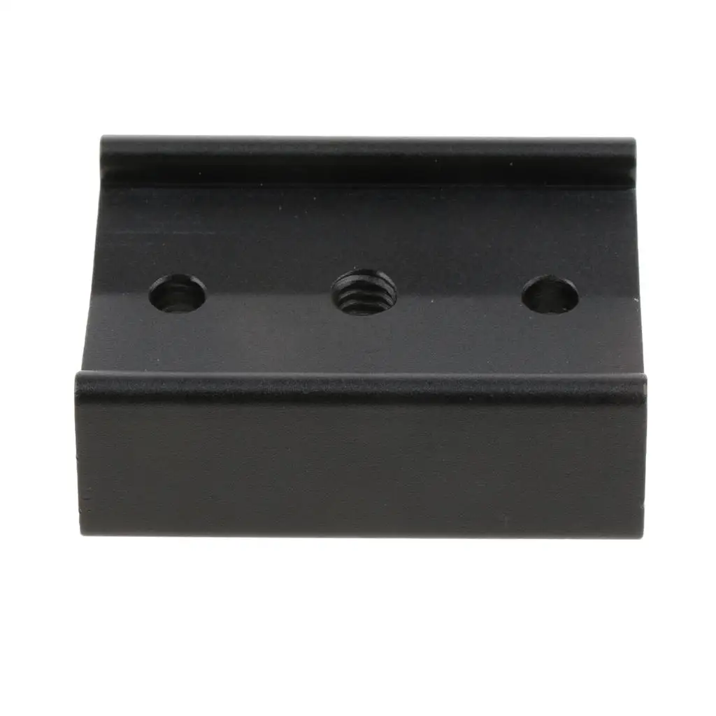 Metal Telescope Dovetail Mounting Plate for Equatorial Tripod Short Version - 50mm (Black)