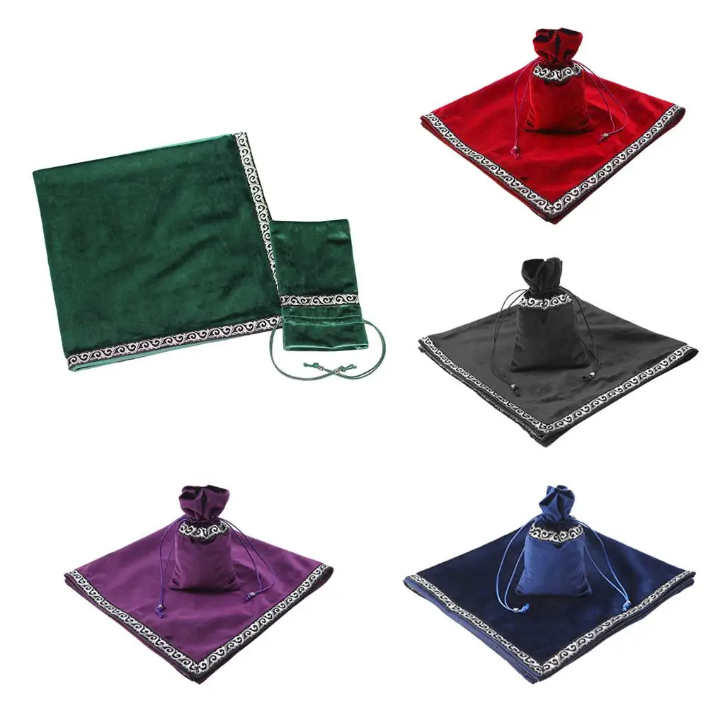 Tarot Cards Bag Table Cloth Tablecloth Divination Velvet Tapestry