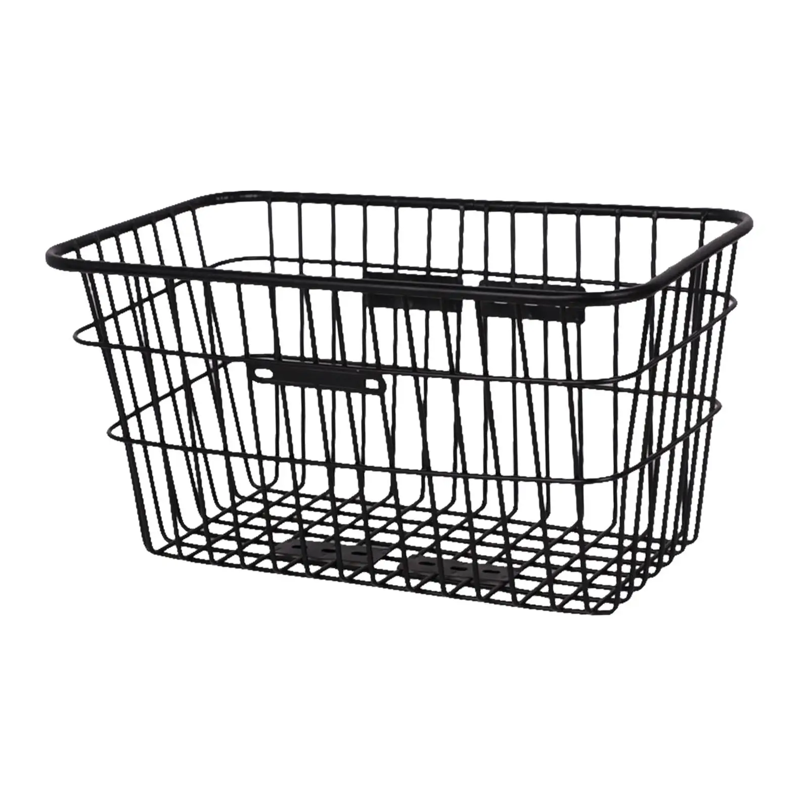 Bicycle Basket Large Space Front/Rear Metal Men Women Bicycle Frame Basket for Picnic Grocery Shopping Outdoor Bike Accessories
