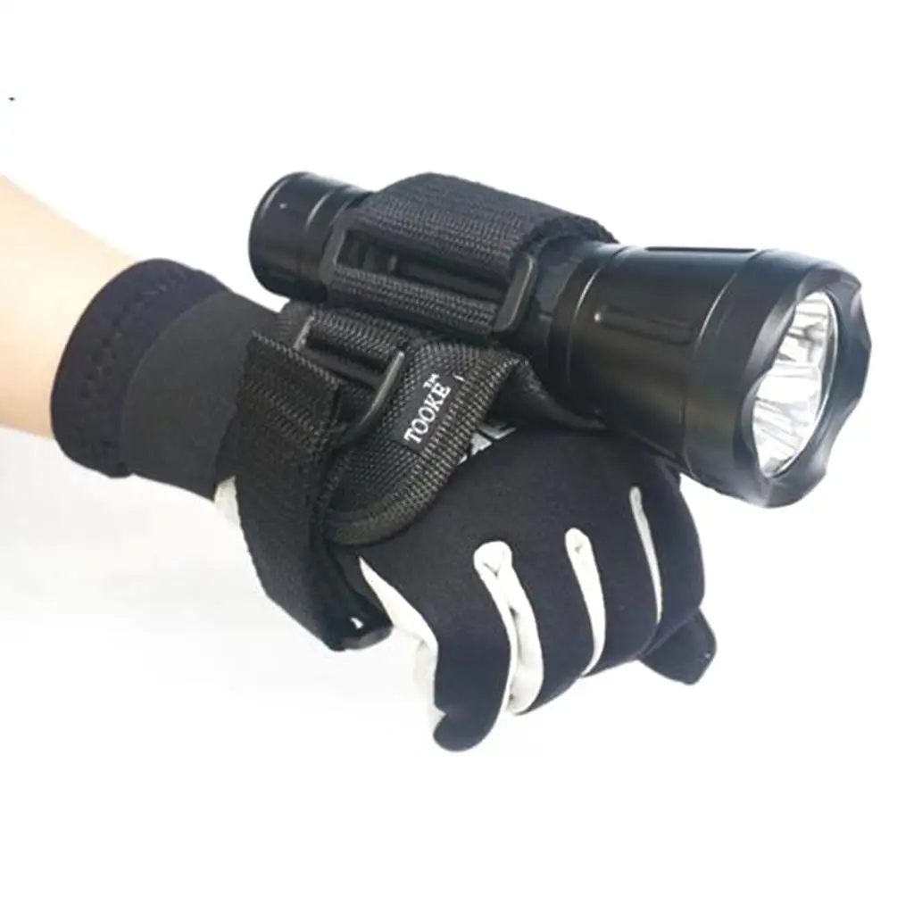 2X Hand  Adjustable Light Holder  for Scuba Diving Torch Flashlight