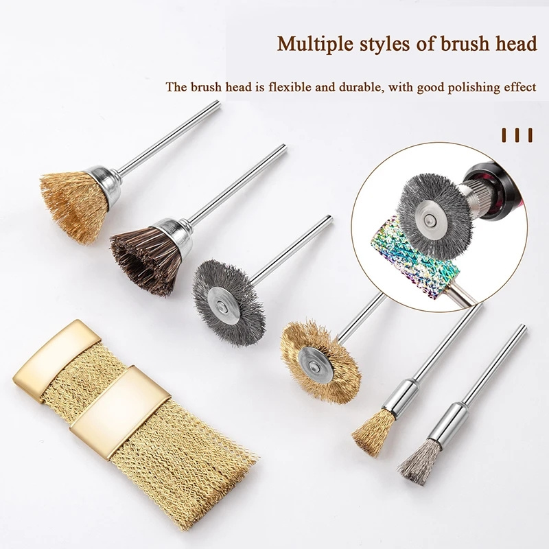 Best of Nail Drill Bit Cleaning Brush Manicure Grinding Head Dual Brush Electric Drills Copper Wire Drill Brush Cleaner Nail Art Tools Reviews & Tips