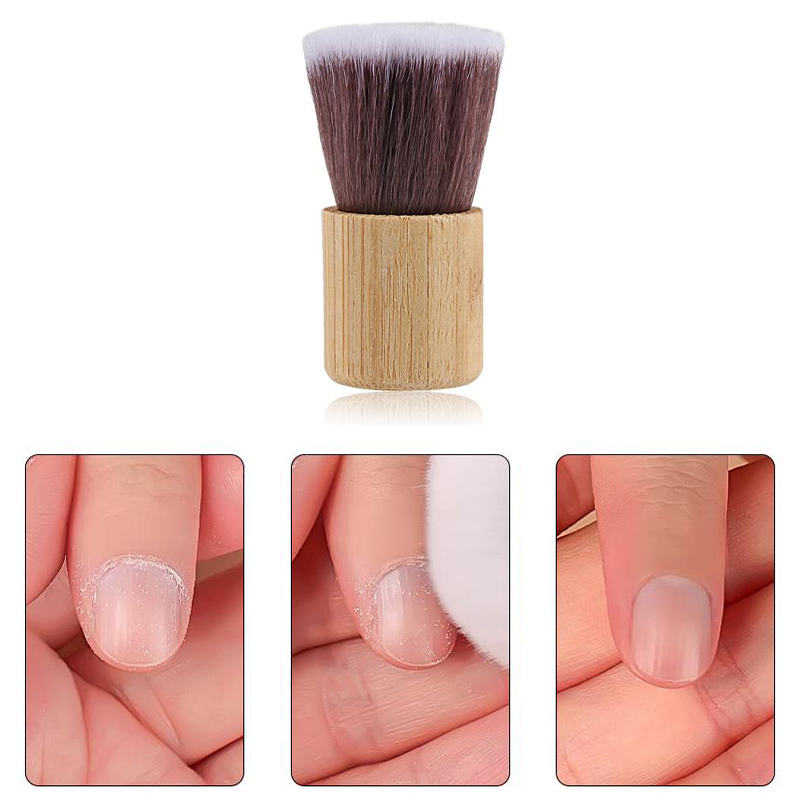 Description Picture 4 of item1Pcs Bamboo Nail Brushes Nail Art Pedicure Soft Remove Dust Cleaning File Tools Set For Manicure Nails Accessories And Tools