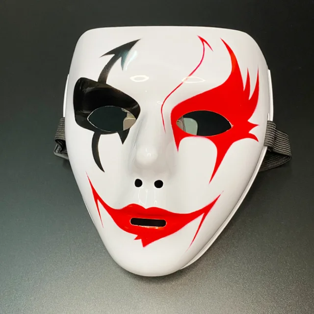 1pcs Full Face Mask Hand-painted Halloween Masquerade Scary Party