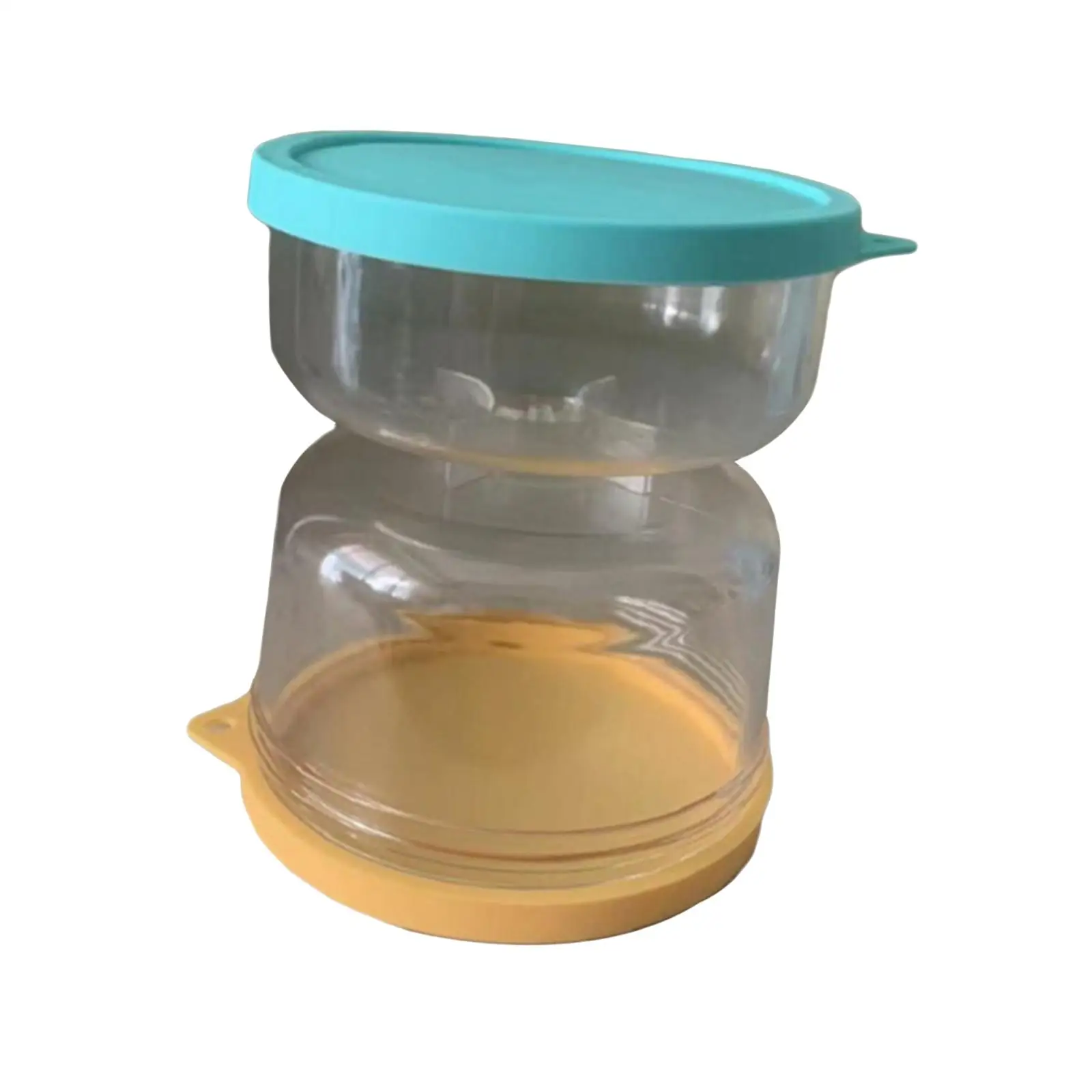 Olive Hourglass Jar Transparent Pickle Flip Jar for Beets Jalapenos Gerkins
