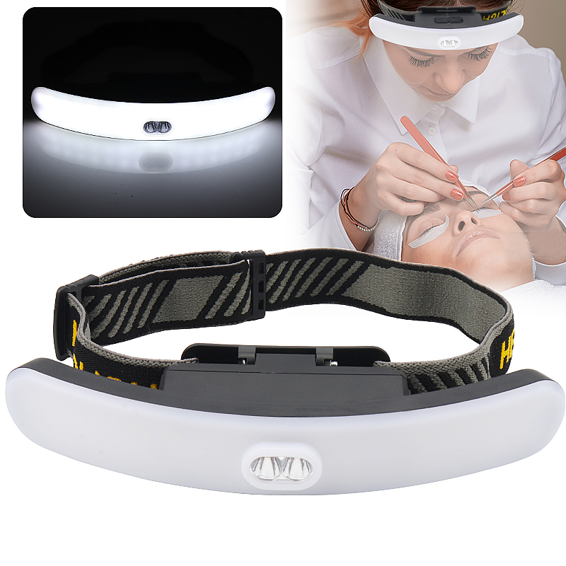 Best of Led Headlamp Usb Rechargeable For Eyelash Extension Grafting Lamp Eye Protection Light Shadowless Nail Art Eyebrow Lip Tattoo Reviews & Tips