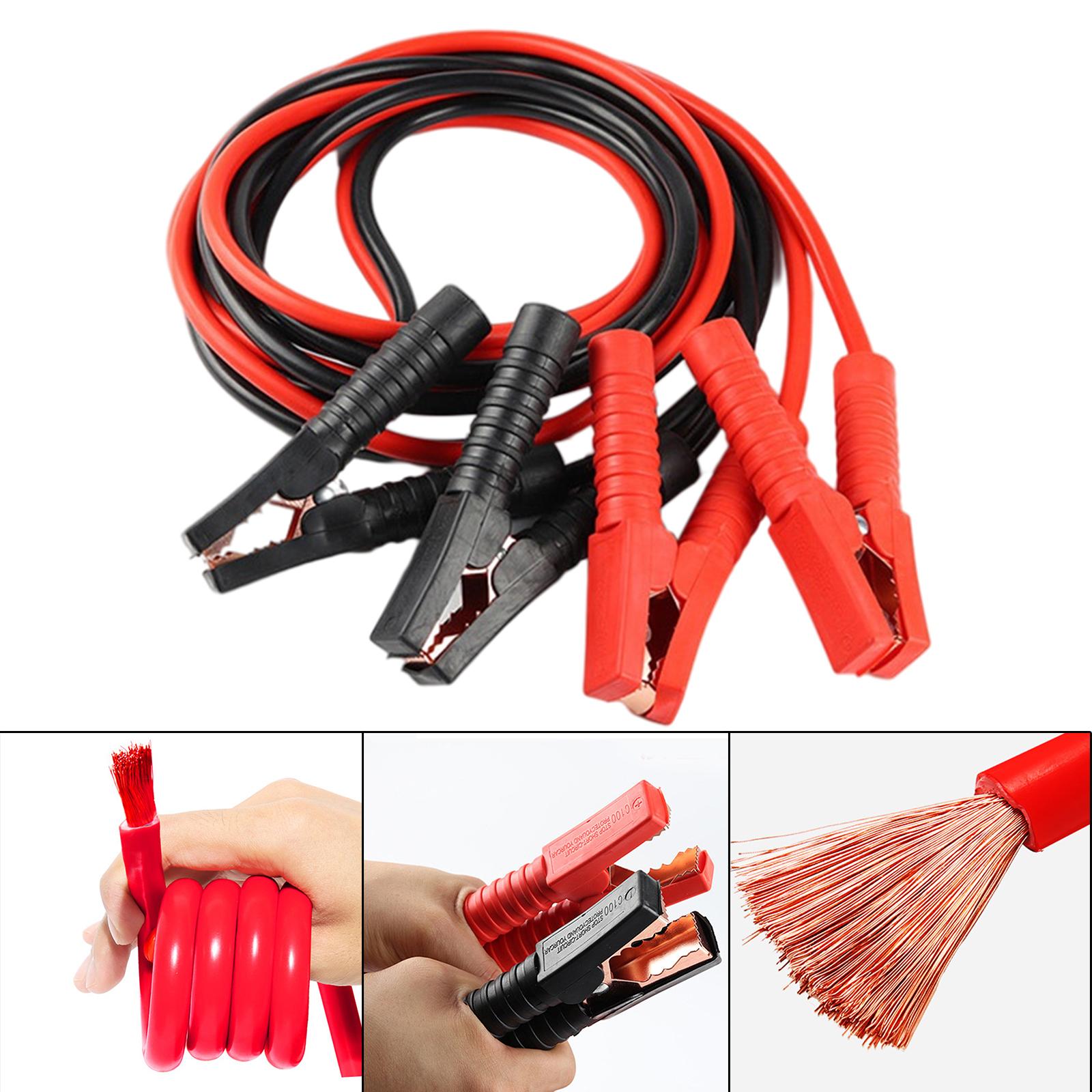 Car Jumper Booster Cable Battery Starter 4M for Car Trucks Bus Van RV Camper