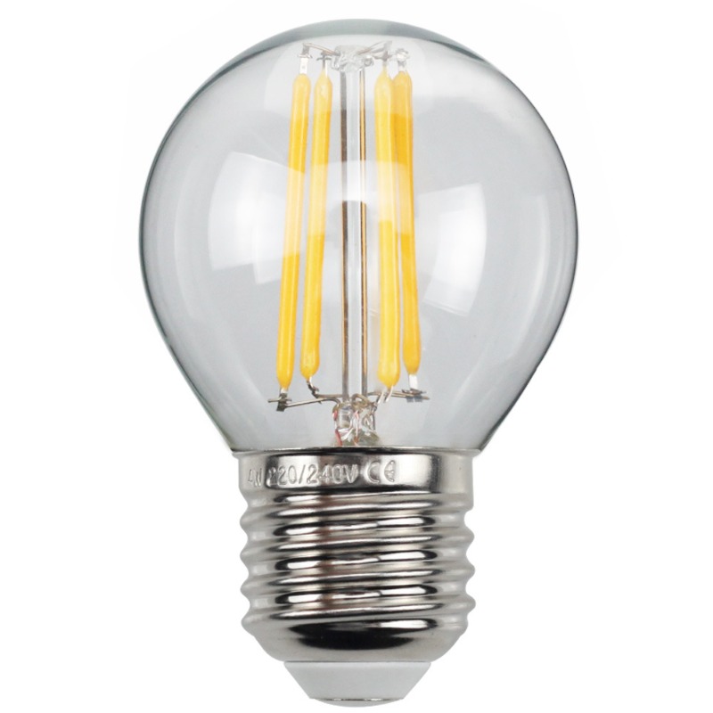 Description Picture 3 of item1PC Edison Bulb LED Lamp E2 7E14 Screw Lighting C35 Pull Tail Retro Filament Lamp Transparent Gold