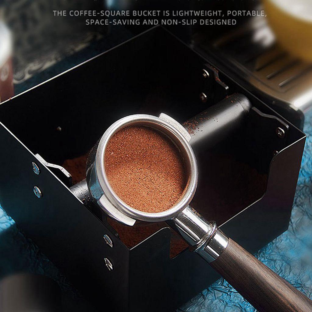 Durable Coffee Grounds Bin, Non-Slip Coffeeware Coffee Powder Bucket, for Cafe Home Bar
