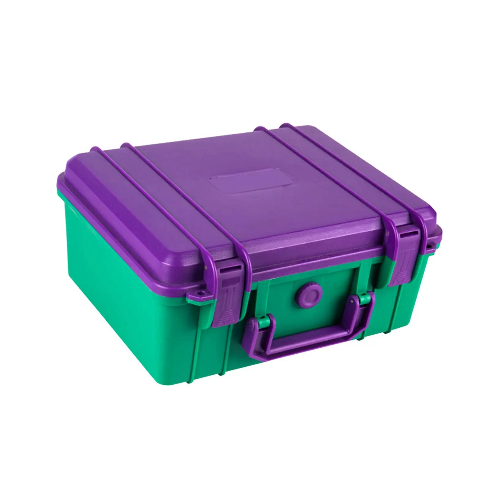 Hardware Storage Case Portable Organization Hardware Equipment Storage Violet and Green 280x240x130mm Organizer Protective Case
