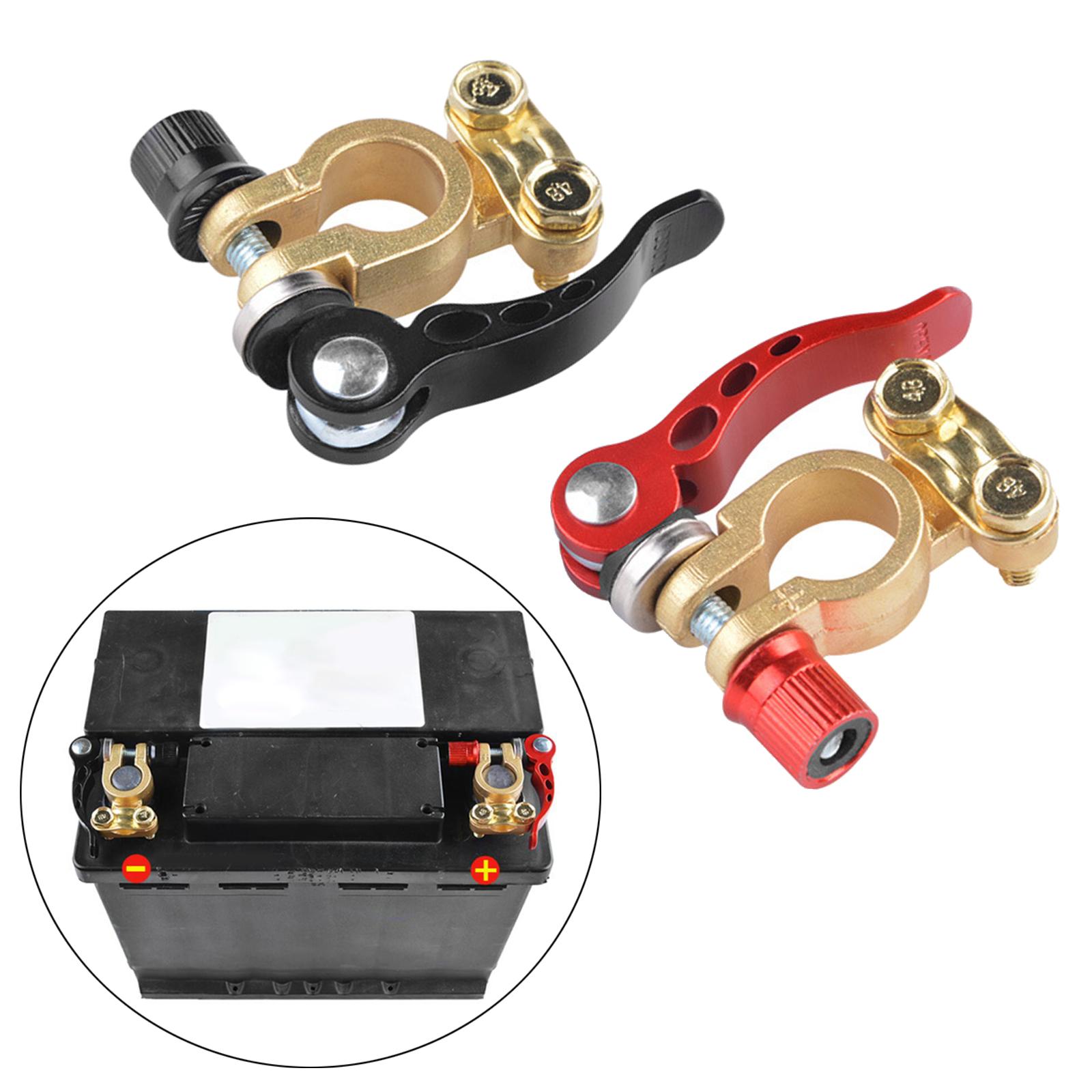 2 Pieces Car Battery Terminals Connectors Durable Replacement  for Bus Car Truck