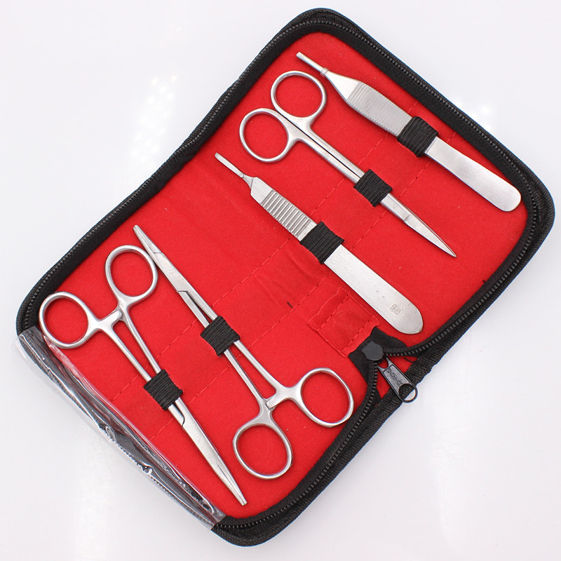 Best of Stainless Steel Dental Surgical Tissue Tweezer Set Surgical Scissors Oral Surgery Tools Forcep Extraction Hemostat Dentist Surgi Reviews & Tips - Image 5