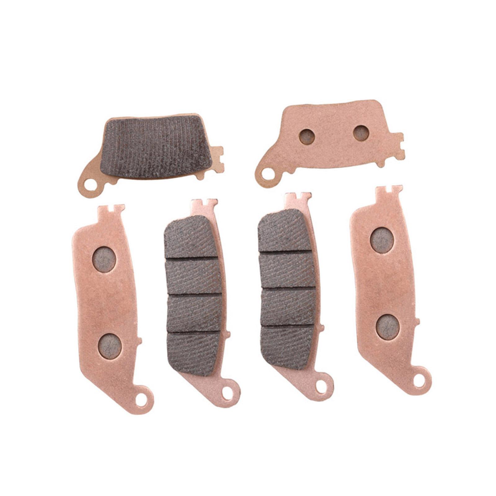 6x Front and Rear Brake Pads Motorcycle Replacement Part for Honda