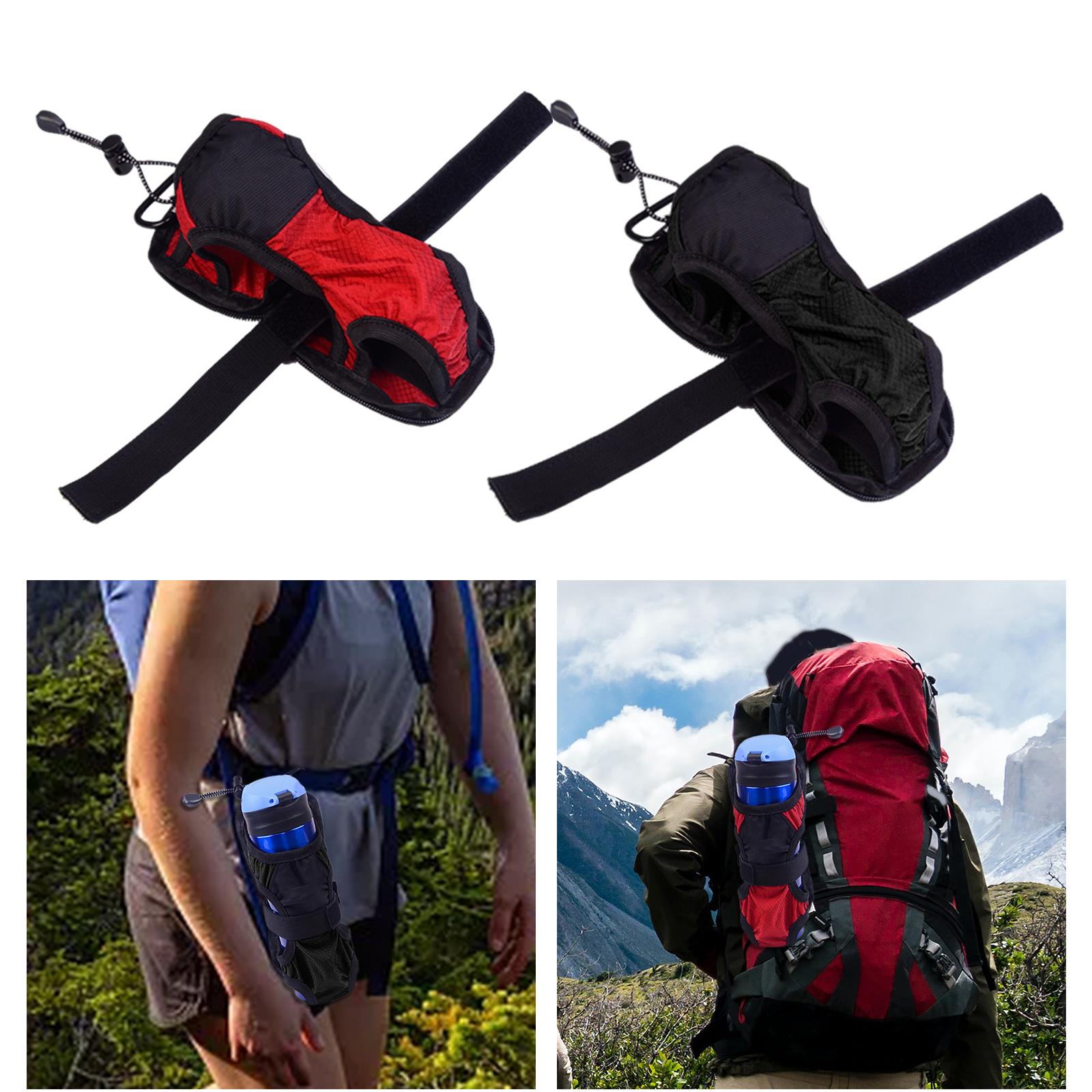 Outdoor Water Bottle Carrier Cover Bag with Strap Foldable Bag Cup Bag Pouch Holder Sleeve for Women Cycling Gym Walking Hiking