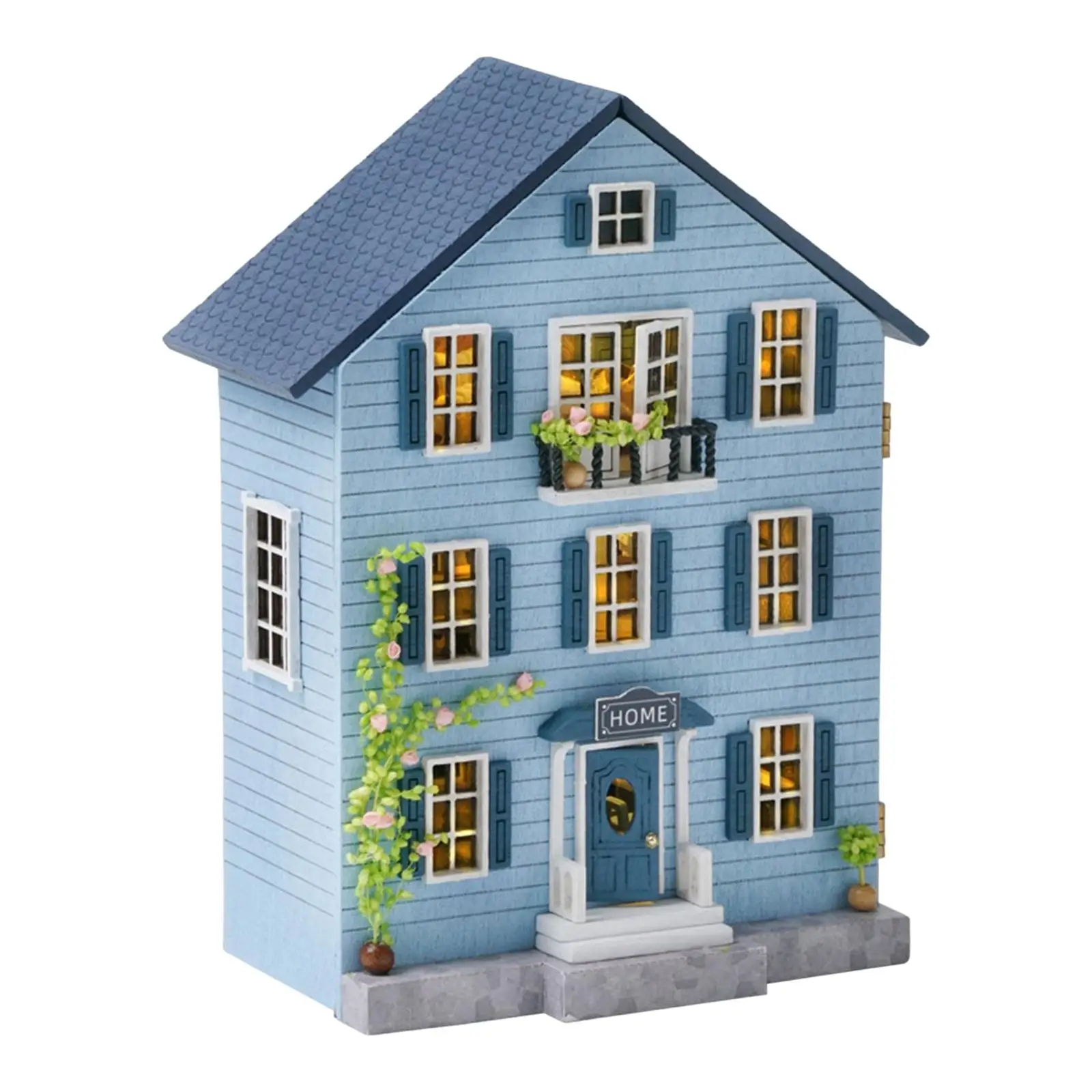Creative Miniature Dollhouse with Furniture Asseccories 3D Puzzle Birthday Gifts