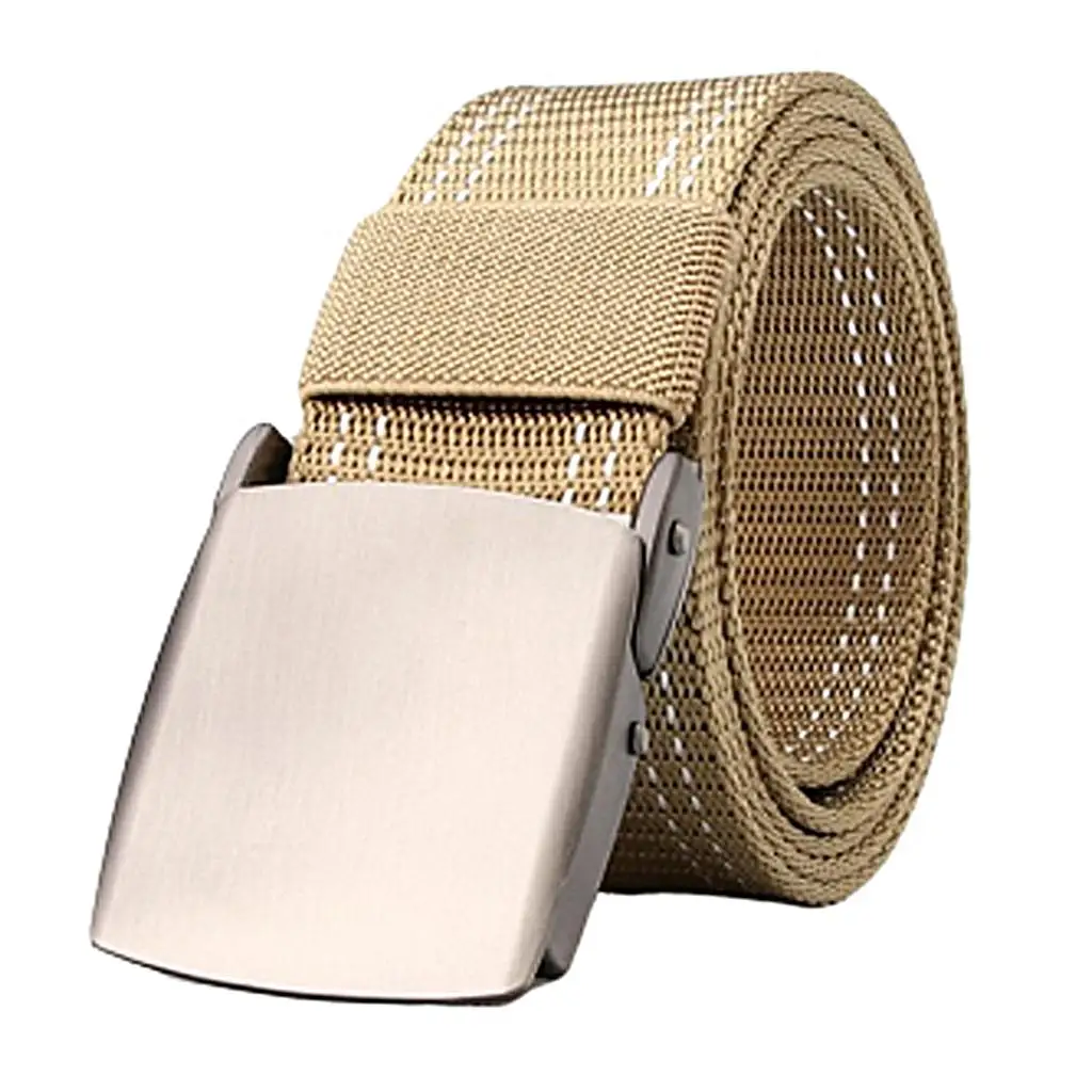 Fashion Adjustable Canvas Dress & Jeans Waist Belt for Men Women