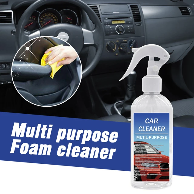 120ml Automotive Interior Cleaner Leather Conditioner Foam Car  Refurbishment Car Screen Cleaner Effective For Cars Trucks SUVs - AliExpress