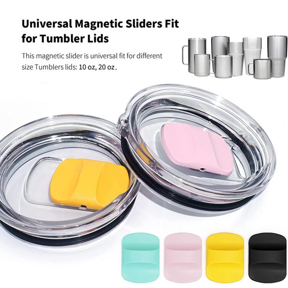 Description Picture 5 of itemCup Lid Magnetic Slider Straw Hole Good Sealing Heat-Resistant Anti-Drop Smooth Opening 20/30oz Drink Cup Lid