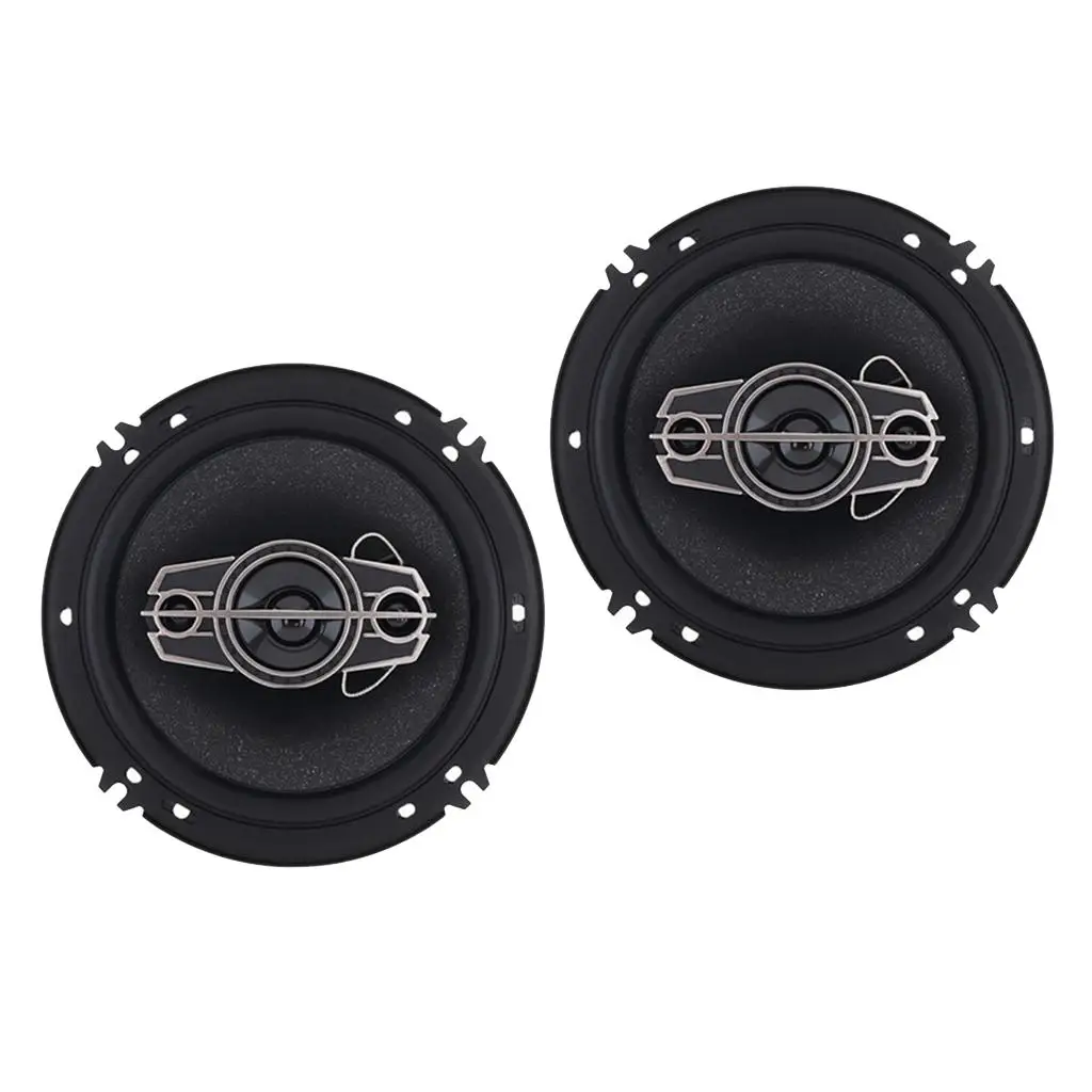 Pair of 6.5 Inch 4 Way Car Coaxial Speaker Music Stereo Speakers Replacement