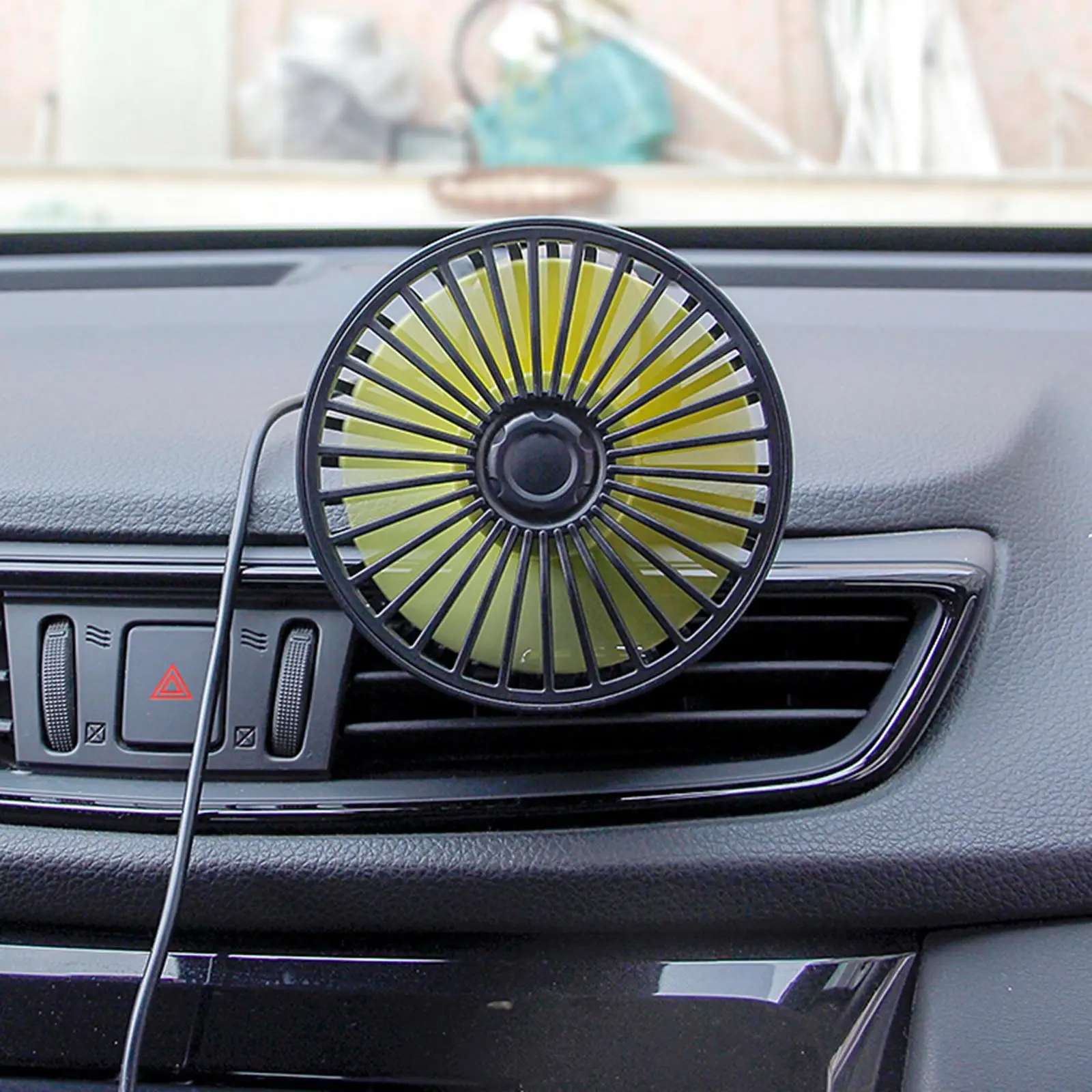 USB Fan Electric Low Noise Suction Cup Cooling Air for Car RV Home