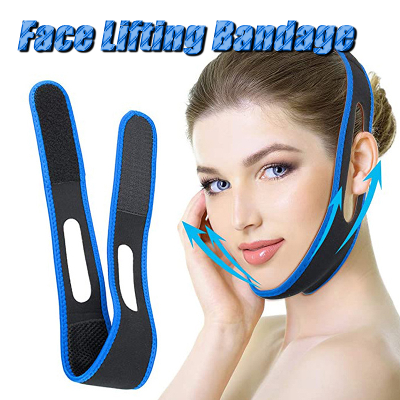 Best of Face Lifting Belt Bandage Facial Slim Strap Chin Up Patch Double Chin Reducer Anti Wrinkle Face Mask V Line Lifting Chin Strap Reviews & Tips