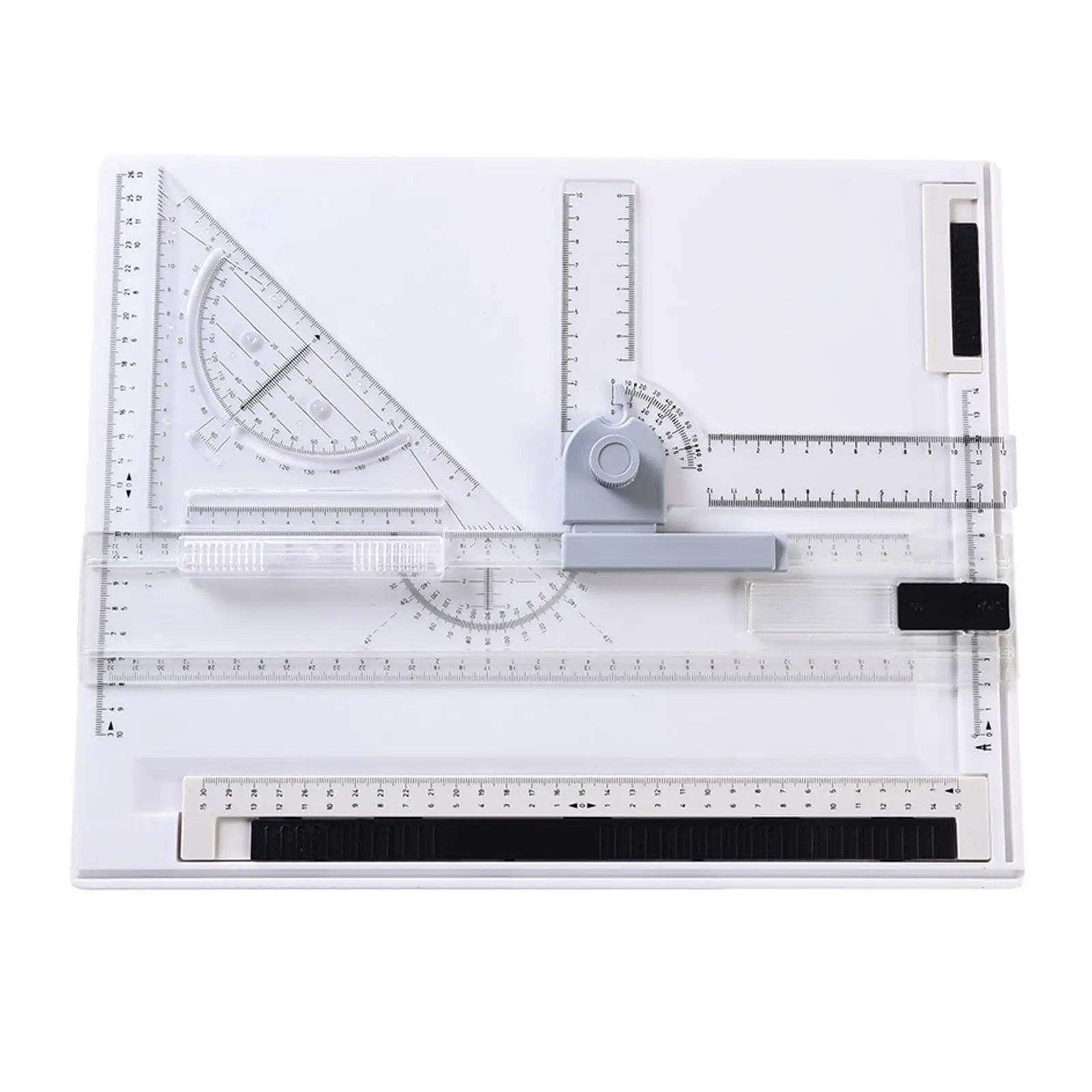 A4 Drawing Board Drafting Table with Parallel Motion Accessories Multifunctional Sliding Ruler Drawing Board Table for Designers