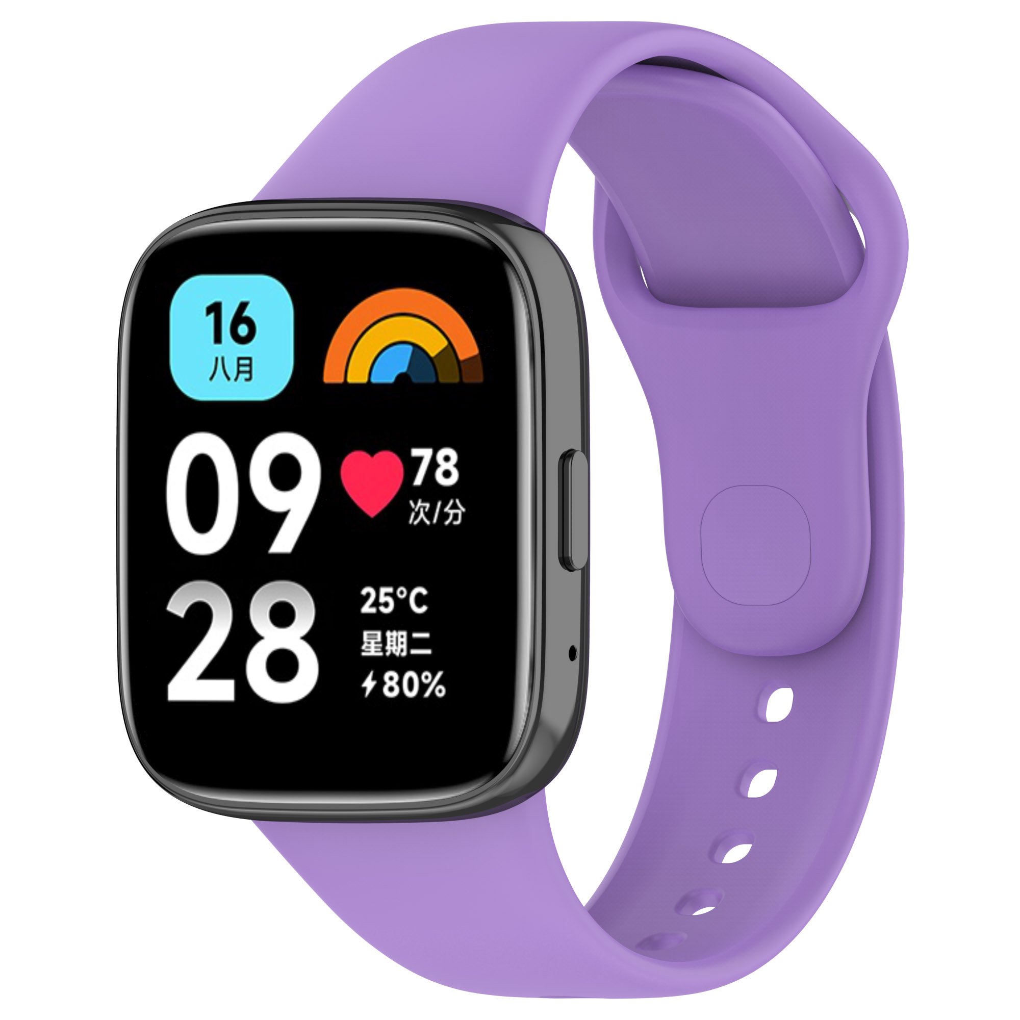 Weiches offizielles Silikonarmband für Xiaomi Redmi Watch 3, aktives Sportarmband, Armband für Redmi Watch 3 Lite/Active-Armband – Detail 24