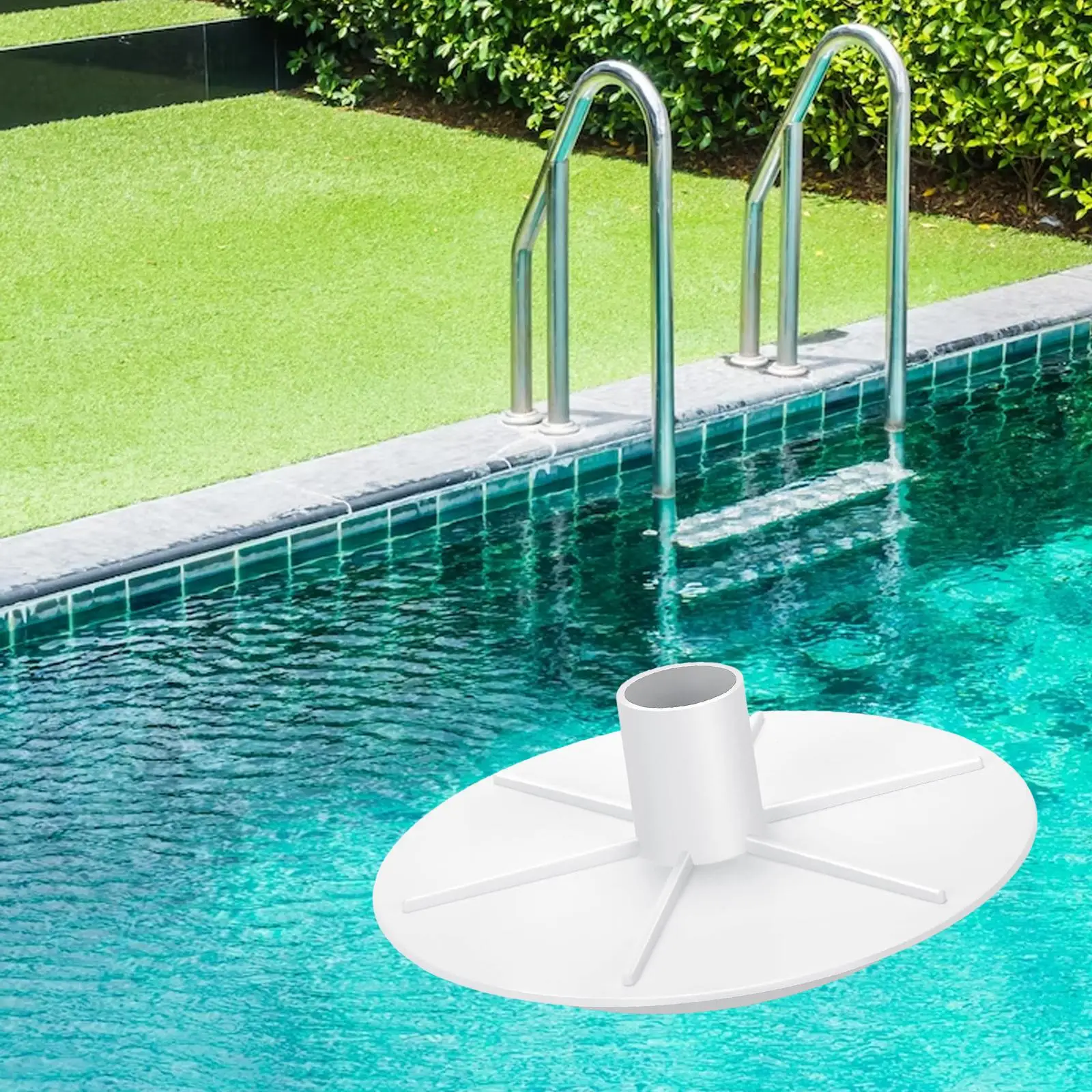 Pool Vacuum Plate Pool Skimmer Basket Cover Easy Installation Replacemnt Skimmer Vacuum Plate for S15 S20 Skimmer Swimming Pool