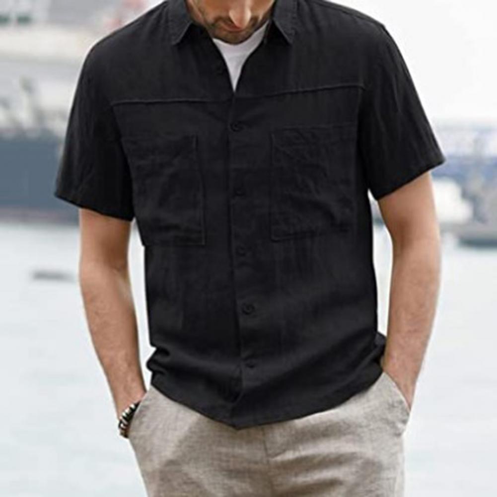 Summer Men's Shirt Cardigan Casual Look