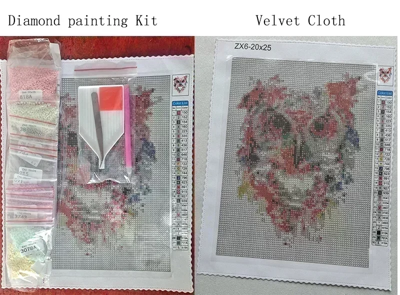 Description Picture 5 of itemAB Diamond cross stitch Santa Claus 5D DIY Diamond embroidery rhinestone painting Diamond Painting