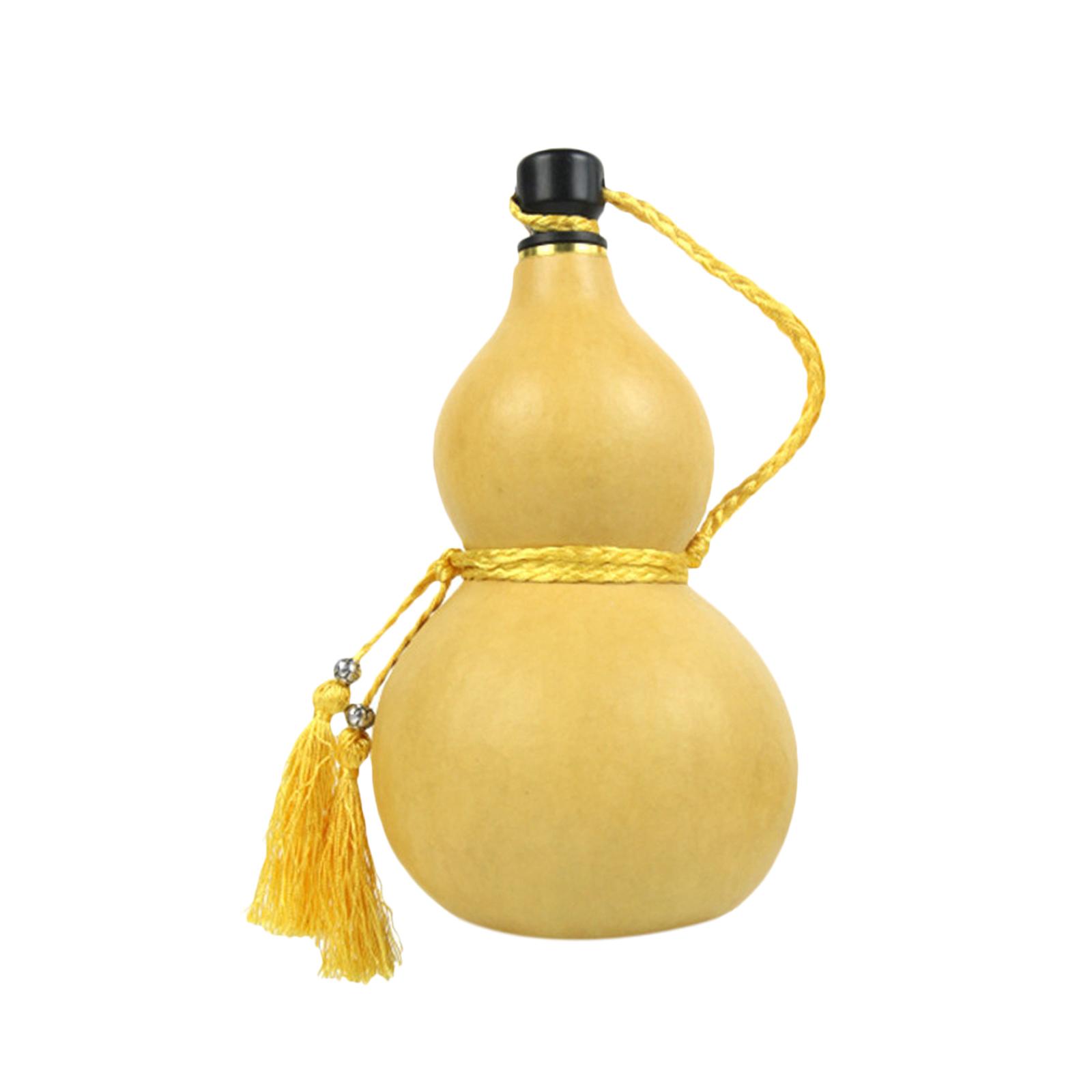 Gourd Water Bottle Outdoor Activities Dried Gourd Drinking Bottle Gourd Wine Bottle for Desk Home Entrance Living Room Decor