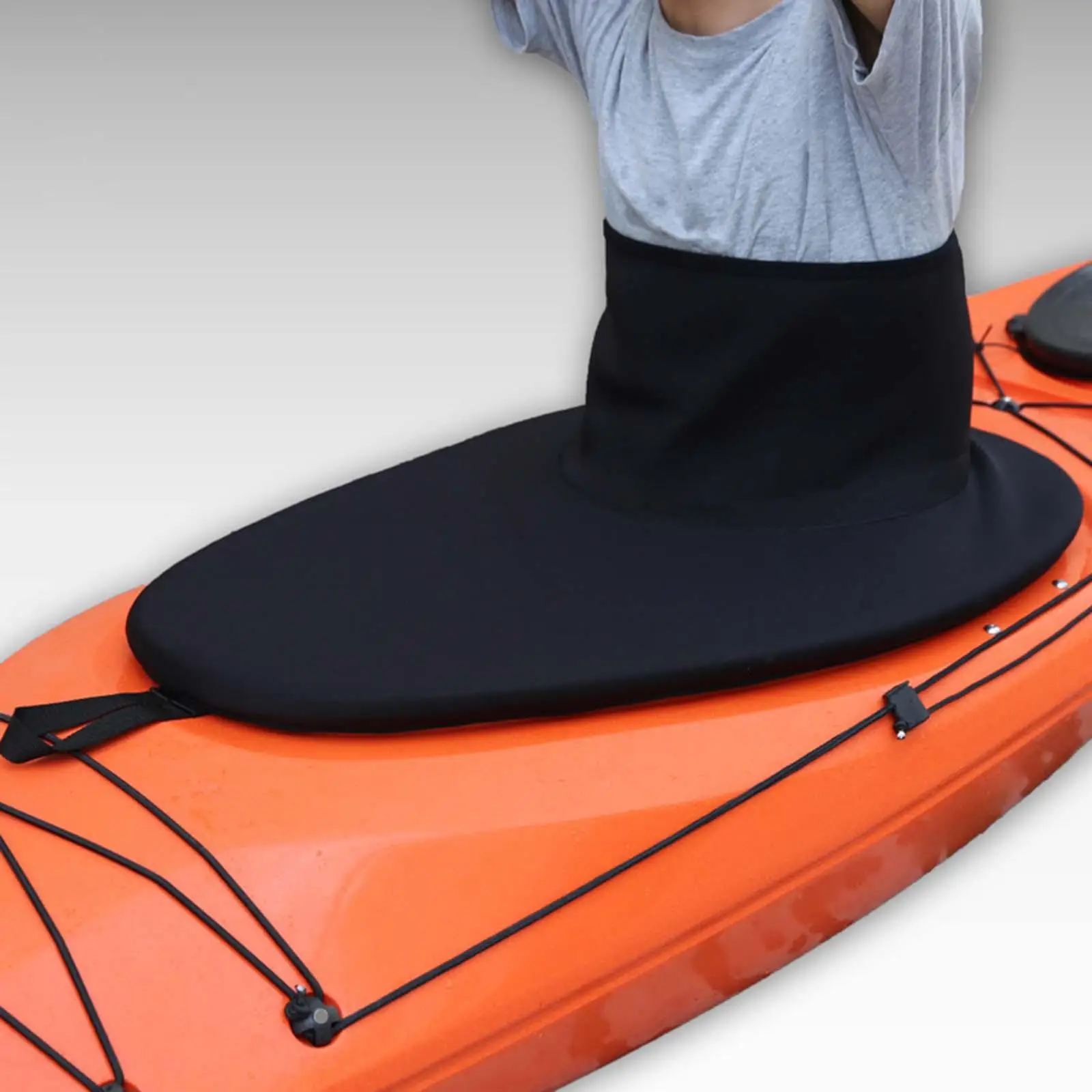 Kayak Sprayskirt Cover, Universal Neoprene Marine Spray Skirt Deck Sprayskirt Waterproof Cover
