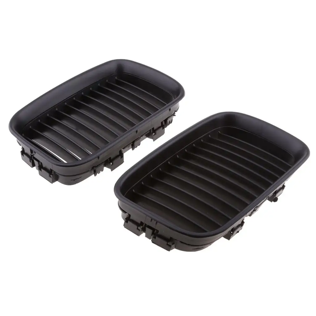 Pair Front Bumper  Matte  Grille Grills for BMW E392-1996