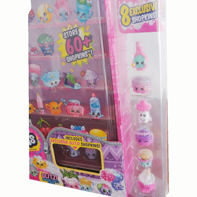 Shopkins Season 4 Glitz Collectors Case 8 Exclusive Shopkins, Stores 60  Shopkins 