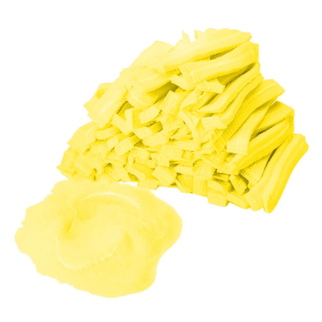 Hair Cap - 100 Pieces Disposable Shower Caps Hair Bonnet,  Elastic, Excellent Choice for Men, Women, Short or Long Hair Girls