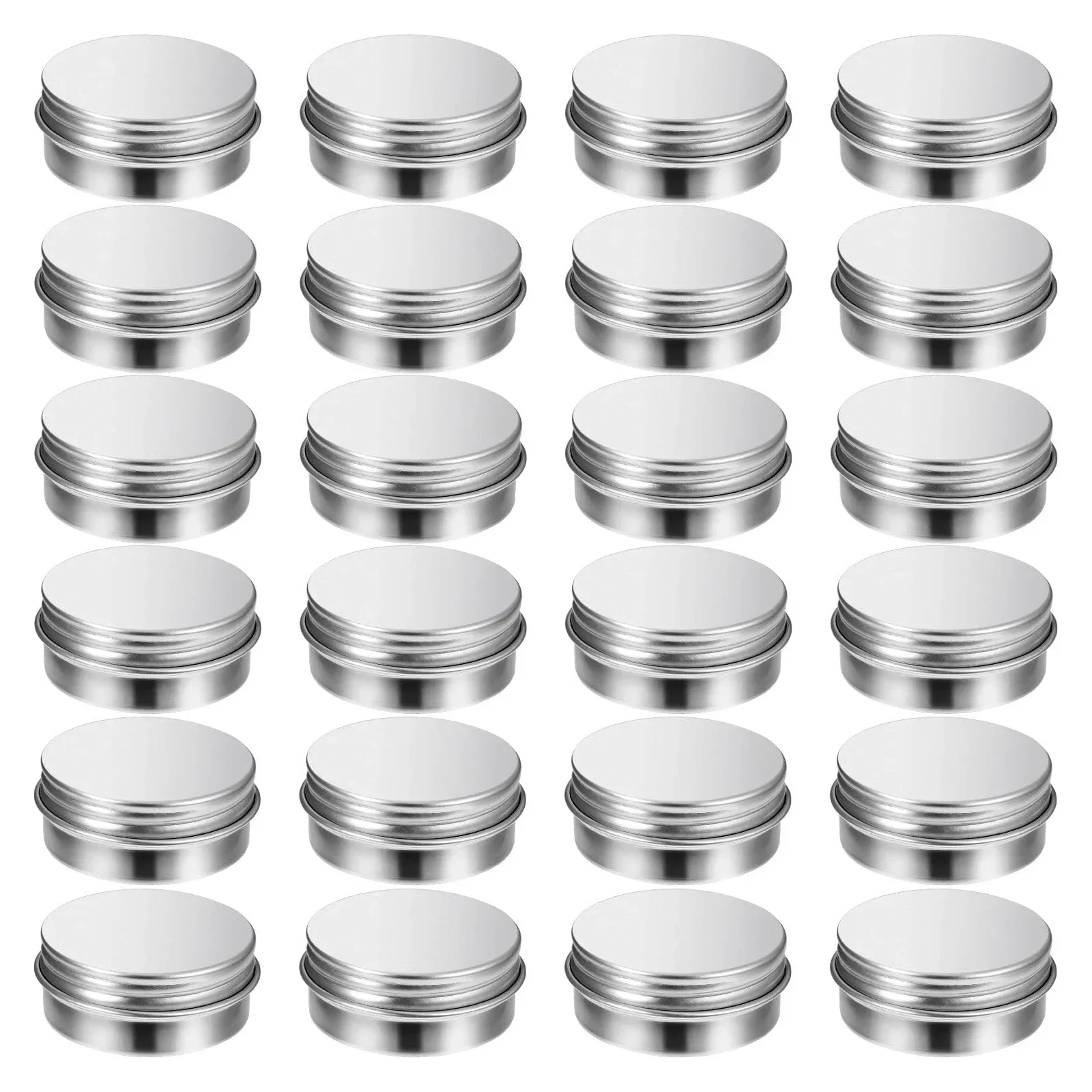 Best of 5pcs 5g - 100g Empty Silver Aluminum Tins Cans Screw Top Round Candle Spice Tins Cans With Screw Lid Containers Reviews & Tips