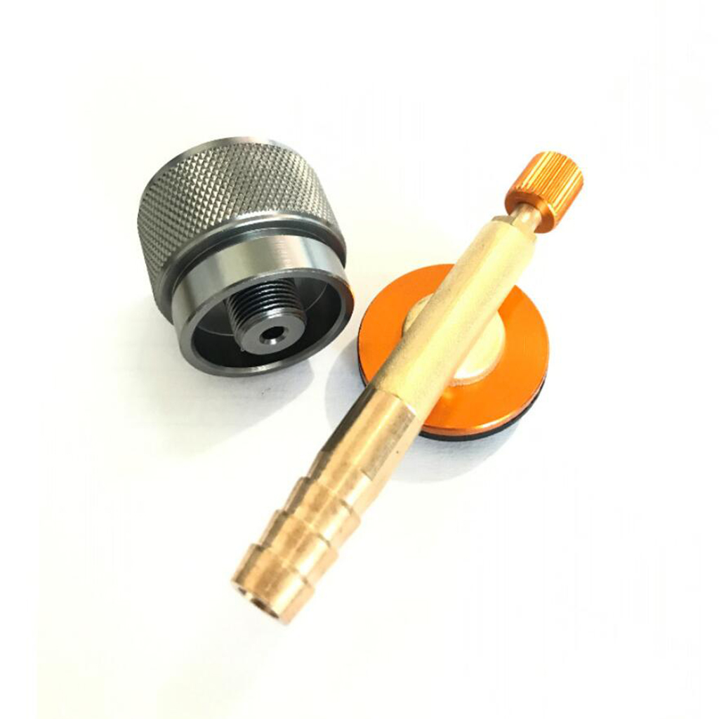 Description Picture 6 of itemGas Propane Refill Adapter Flat Cylinder Tank Coupler Connector with Switch Valve Outdoor Camping Cooking Stove Tool