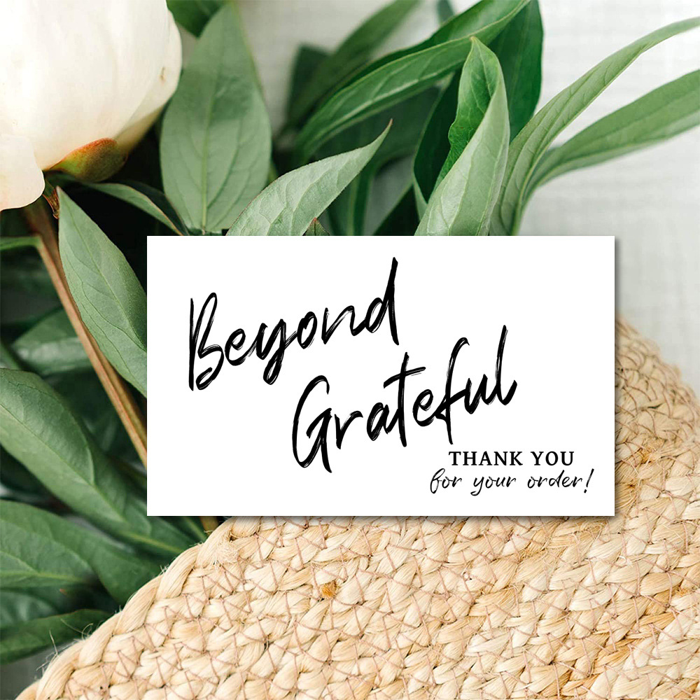 30PCS Danke Für Ihre Bestellung Kleine Bussiness Rosa Geschenk Karten Gruß Verpackung Liefert Großhandel Über Dankbar Angepasst – Detail 6