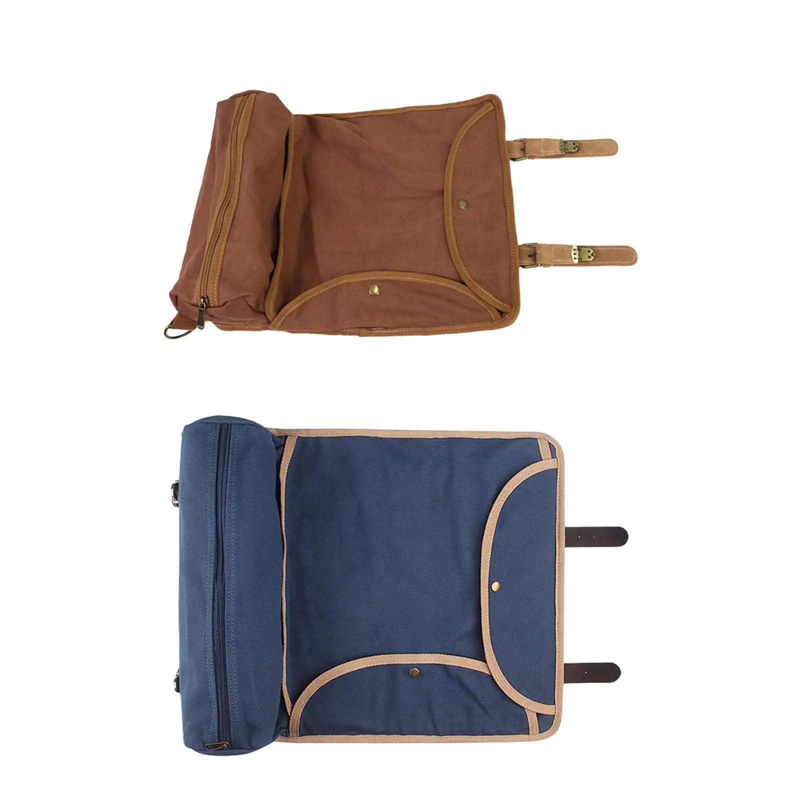 Bartender Bag Cocktail Shaker Storage Bag with Shoulder Strap Wear Resistance Barware Roll Bag Lightweight Bar Accessories