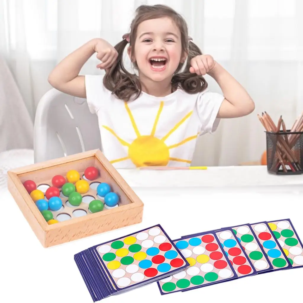 Color Sorting Color Matching Educational Motor Skill Sensory Fingertip Toy