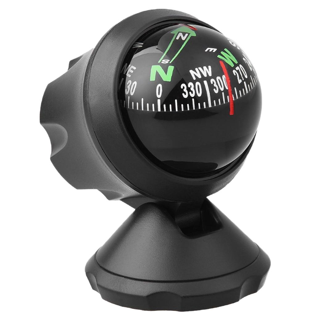 Car Compass Ball Windshield Dashboard Mini Compass  Truck Boat