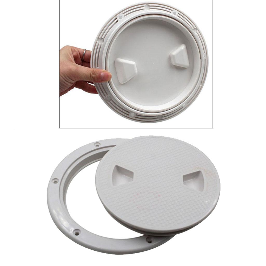 Boat Round 4`` Deck Inspection Cover back-out for Marine Boating