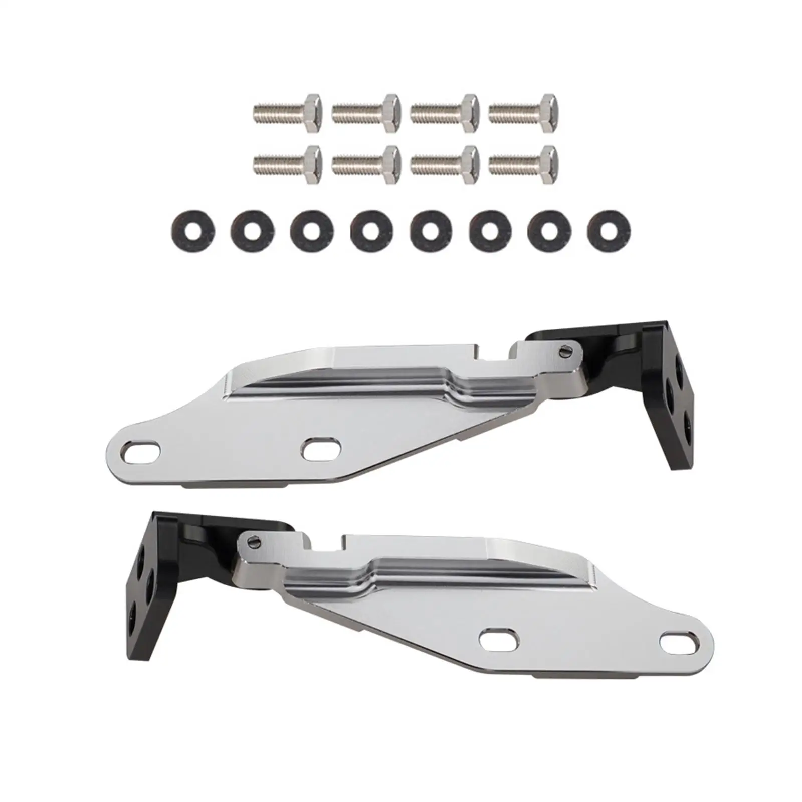 2 Pieces Quick Release Hood Hinge Car Easy Installation with Screws Gaskets