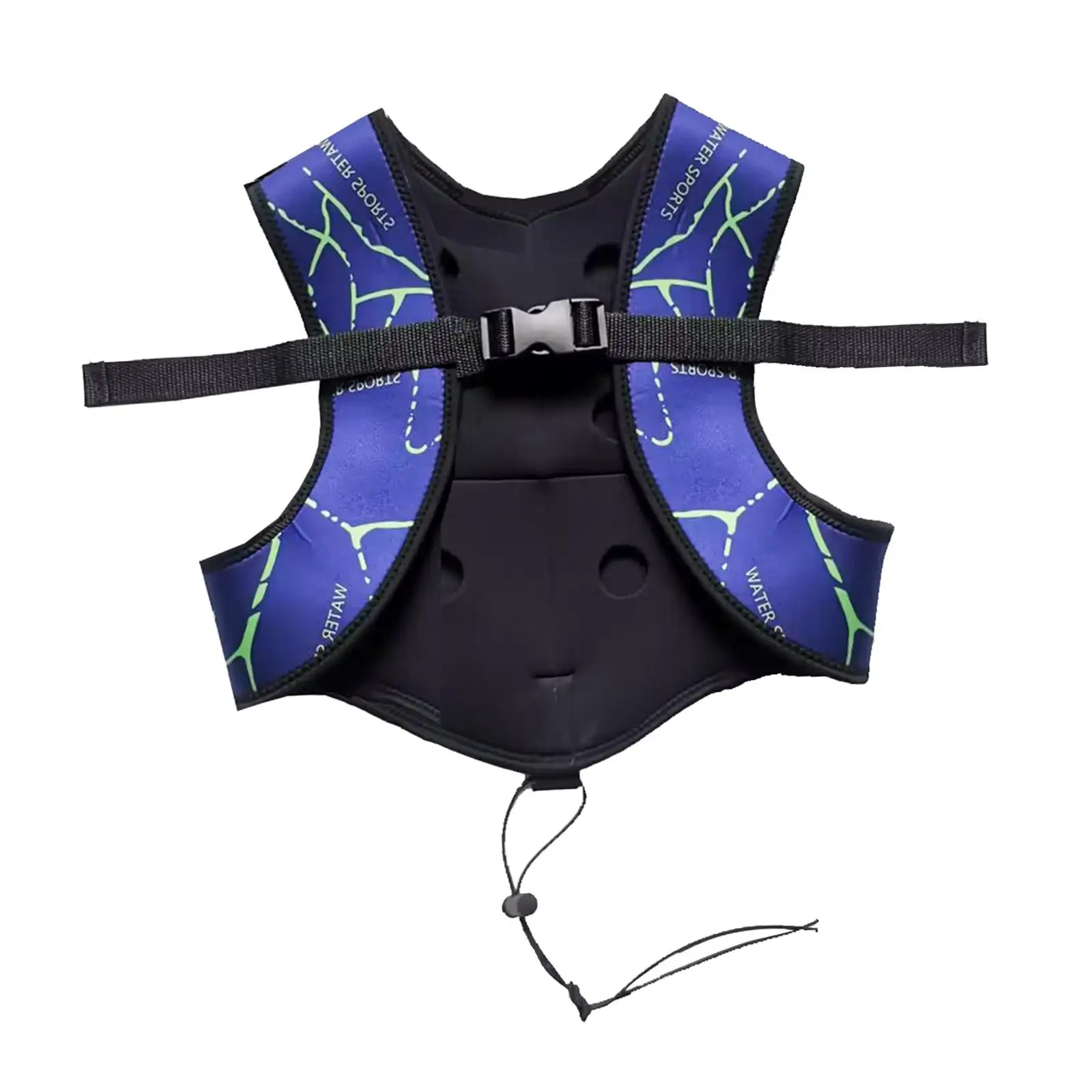 Adults Diving Weight Vest Neoprene Underwater Fishing Floating Vest Adjustable Dive Weight Belt 6 Drop Pocket for Water Sports