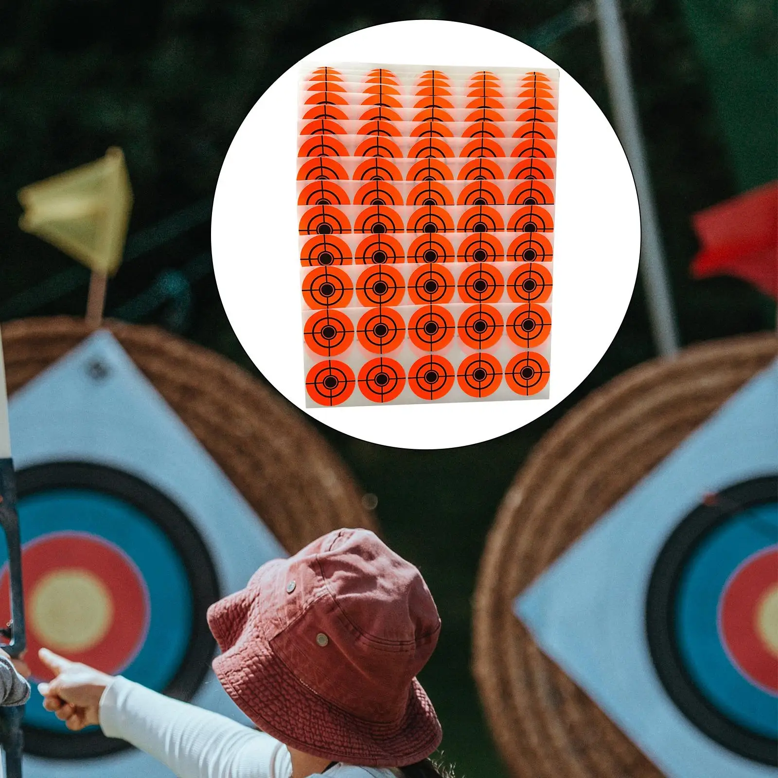 Self Adhesive Targets Stickers Shooting Practice 4cm Sporting Goods Outdoor