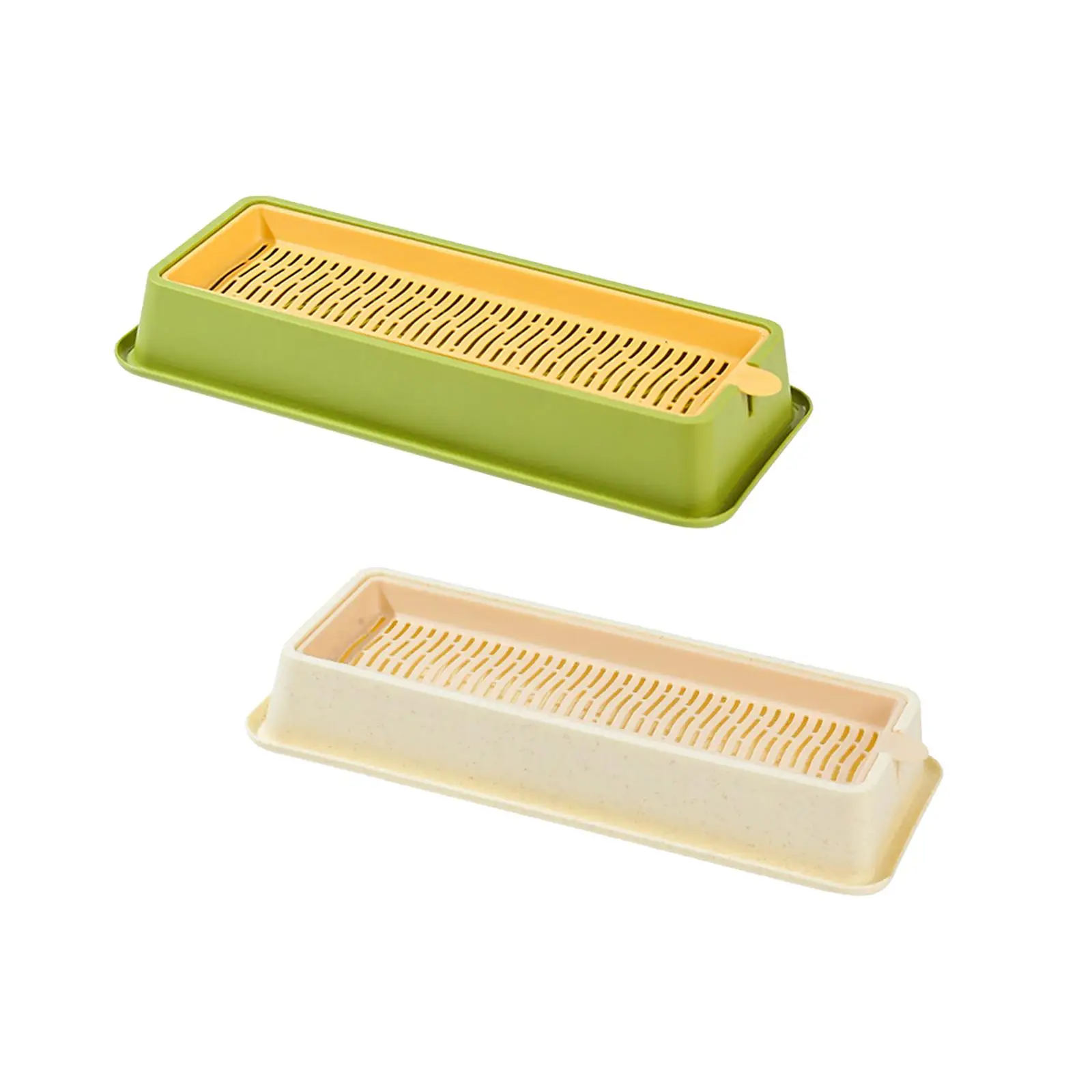 Seed Sprouter Tray Hydroponic Cat Grass Box Soil Free Snack Tray Cat Grass Sprouter Tray for Garden Seedling Planting Home