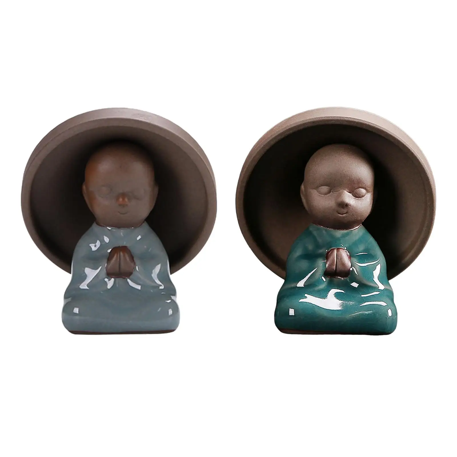 Monk Figures Tea Filter Porcelain Strainer Tea Strainers Tea Filtration Decor for Cafe Shop Gifts