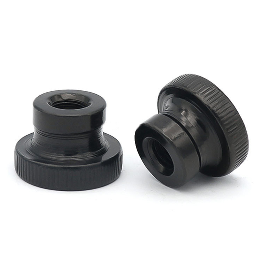 M3 M4-M10 Schwarz Silber Doppelstufige Einstellbare Rändelmutter Handfest Anziehbare Daumenmutter 3D-Drucker Vorhangwandhalterung Anpassbar – Detail 2